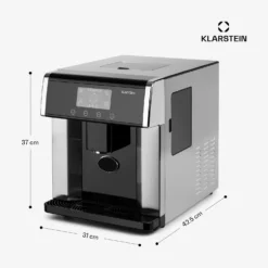 Eiszeit Eiswürfelmaschine Edelstahl 3 Eiswürfelgrößen Silber 13 Eiszeit Eiswürfelmaschine Edelstahl 3 Eiswürfelgrößen Silber -Haushaltsgerätegeschäft 10033478 yy 0011 dimensions