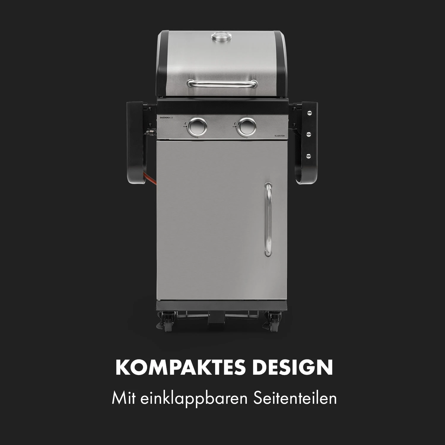 Gazooka 2.0T Gas BBQ Grill 2x3kW Brenner Edelstahl 3 Gazooka 2.0T Gas BBQ Grill 2x3kW Brenner Edelstahl – Bild 3