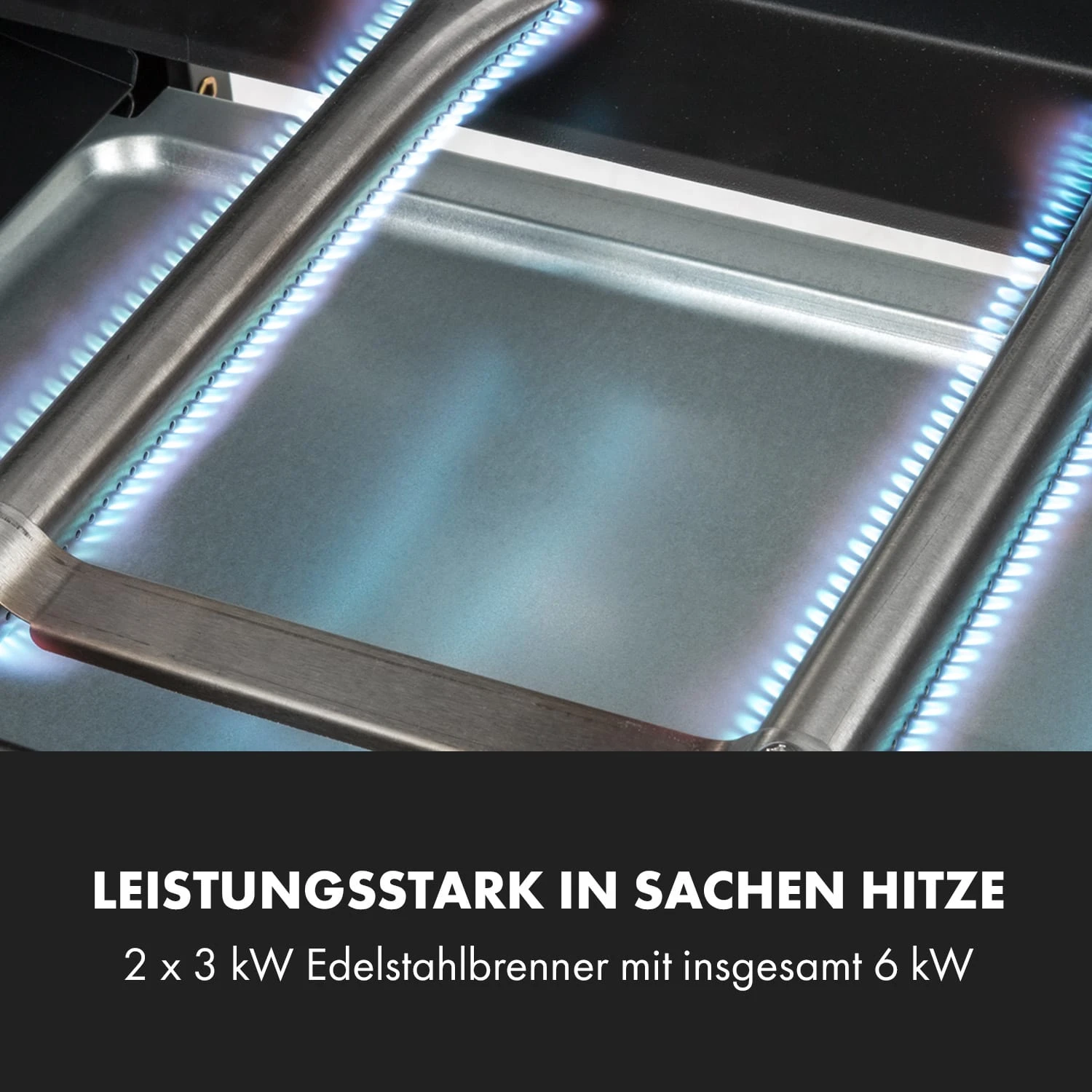 Gazooka 2.0T Gas BBQ Grill 2x3kW Brenner Edelstahl 4 Gazooka 2.0T Gas BBQ Grill 2x3kW Brenner Edelstahl – Bild 4