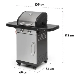 Gazooka 2.0T Gas BBQ Grill 2x3kW Brenner Edelstahl 21 Gazooka 2.0T Gas BBQ Grill 2x3kW Brenner Edelstahl -Haushaltsgerätegeschäft 10033532 yy 0011 logo Klarstein Gazooka 2 0T Gas BBQ Grill 2 Brenner