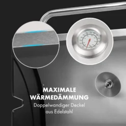 Gazooka 3.0T BBQ Grill 3x3kW Brenner 4 Rollen Edelstahl -Haushaltsgerätegeschäft 10033533 de 0007 logo