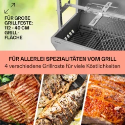 Sauenland Pro Spanferkelgrill Drehspieß 13W 4 Rollen Edelstahl 10 Sauenland Pro Spanferkelgrill Drehspieß 13W 4 Rollen Edelstahl -Haushaltsgerätegeschäft 10033566 de 0004 usp