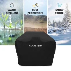 Tomahawk 3.1 S Wetterschutzhaube 300D Canvas 30/70% PE/PVC Schwarz -Haushaltsgerätegeschäft 10033569 yy 0005 logo Klarstein Tomahawk S Wetterschutzhaube schwarz