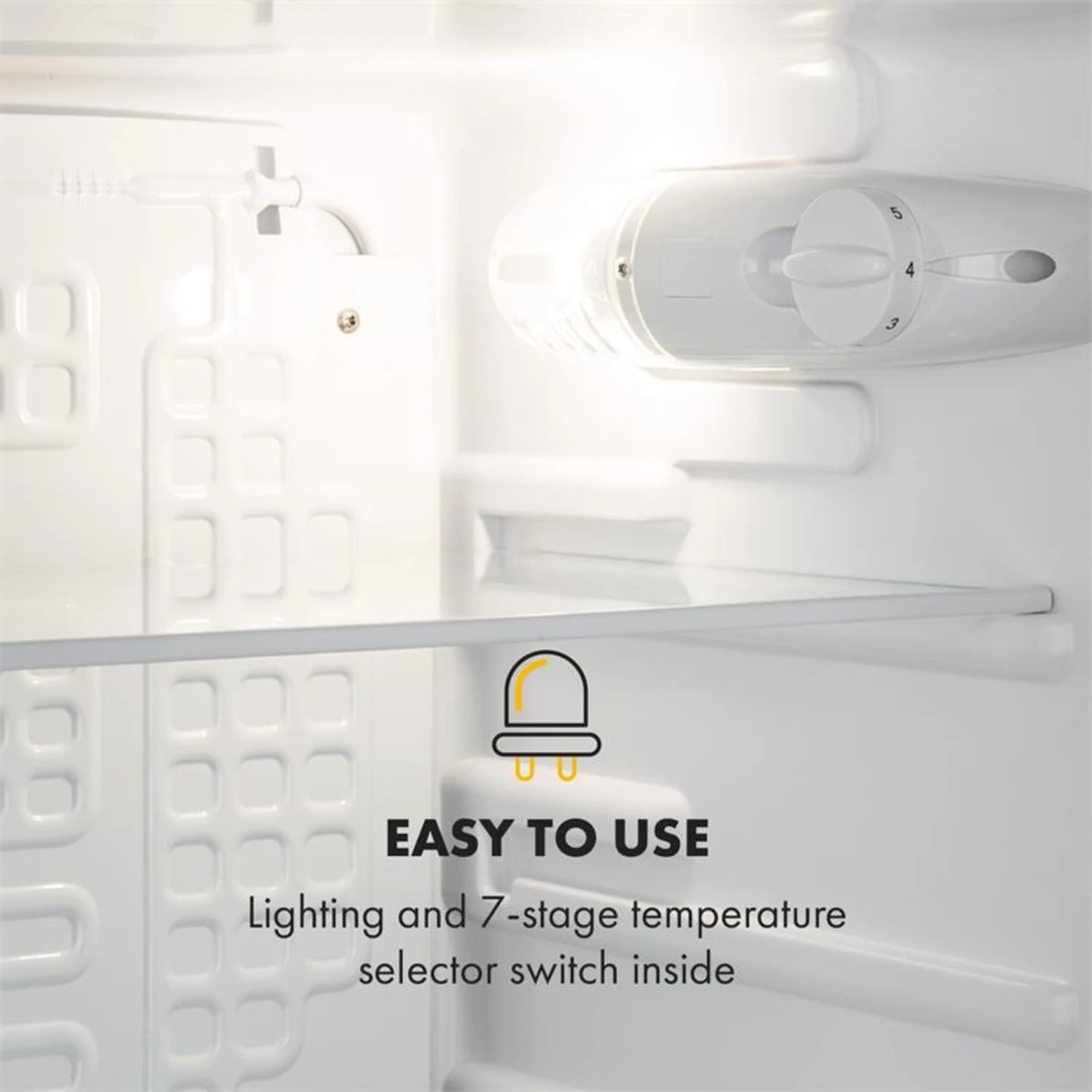 Feldberg Kühlschrank A+ 90 Liter MirageCool Concept Holzdesign Schwarz 7 Feldberg Kühlschrank A+ 90 Liter MirageCool Concept Holzdesign Schwarz – Bild 7