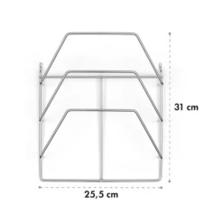 Vendetta 3.0 TI Rack Verchromter Stahl Einfach Anzubringen Zubehör 7 Vendetta 3.0 TI Rack Verchromter Stahl Einfach Anzubringen Zubehör -Haushaltsgerätegeschäft 10033618 yy 0004 logo Klarstein Vendetta TI Rack