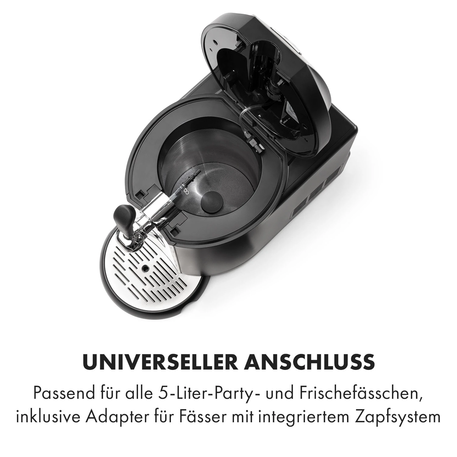 Beerkules Bierzapfanlage 5l Fässer Kompressor 120W Cooling: 4h 5 Beerkules Bierzapfanlage 5l Fässer Kompressor 120W Cooling: 4h – Bild 5