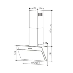 Alessia Dunstabzugshaube Kopffreihaube 350 M³/h Push Control Schwarz 18 Alessia Dunstabzugshaube Kopffreihaube 350 M³/h Push Control Schwarz -Haushaltsgerätegeschäft 10033697 yy 0010 logo Klarstein Alessia Dunstabzugshaube schwarz
