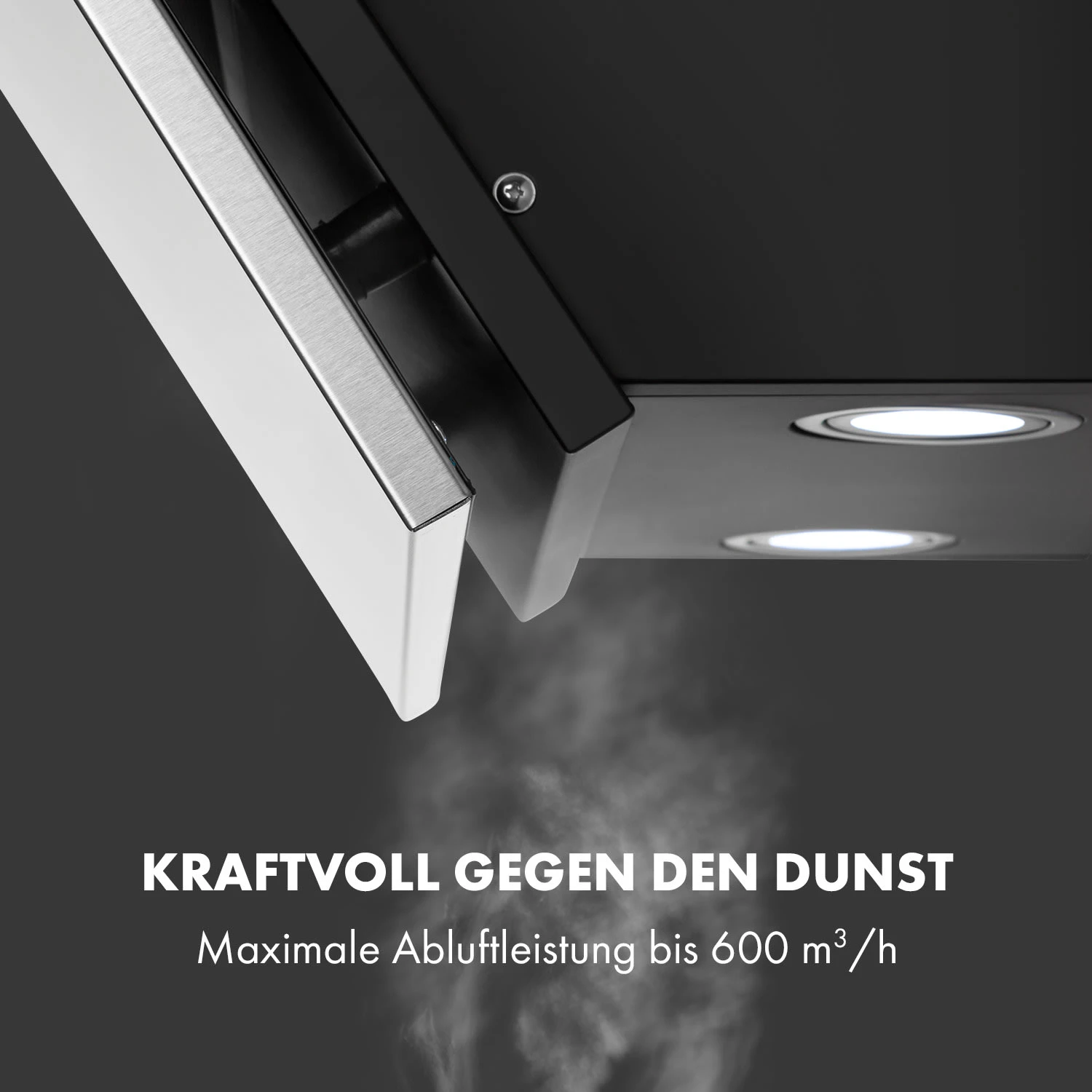 Silver Lining 60 Dunstabzugshaube 60cm 600m³/h EEK A Edelstahl 6 Silver Lining 60 Dunstabzugshaube 60cm 600m³/h EEK A Edelstahl – Bild 6