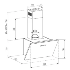 Silver Lining 60 Dunstabzugshaube 60cm 600m³/h EEK A Edelstahl 24 Silver Lining 60 Dunstabzugshaube 60cm 600m³/h EEK A Edelstahl -Haushaltsgerätegeschäft 10033777 yy 0012 logo Klarstein Silver Lining 60 Dunstabzugshaube