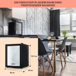 Brooklyn 42 Mini-Kühlschrank Glastür LED Ablage 13 Brooklyn 42 Mini-Kühlschrank Glastür LED Ablage -Haushaltsgerätegeschäft 10033822 de 0006 usp