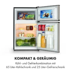 Big Daddy Cool Kühl-Gefrierkombination 61/25 Liter 2 Ebenen Edelstahl 14 Big Daddy Cool Kühl-Gefrierkombination 61/25 Liter 2 Ebenen Edelstahl -Haushaltsgerätegeschäft 10034005 de 0003 logo