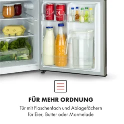 Big Daddy Cool Kühl-Gefrierkombination 61/25 Liter 2 Ebenen Edelstahl 15 Big Daddy Cool Kühl-Gefrierkombination 61/25 Liter 2 Ebenen Edelstahl -Haushaltsgerätegeschäft 10034005 de 0004 logo