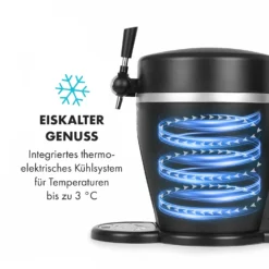 Tap2Go Mobile 2-in1 Bierzapfanlage Mit Getränkekühler 5l/13l Schwarz 13 Tap2Go Mobile 2-in1 Bierzapfanlage Mit Getränkekühler 5l/13l Schwarz -Haushaltsgerätegeschäft 10034006 de 0005 logo