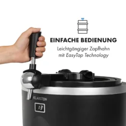 Tap2Go Mobile 2-in1 Bierzapfanlage Mit Getränkekühler 5l/13l Schwarz 15 Tap2Go Mobile 2-in1 Bierzapfanlage Mit Getränkekühler 5l/13l Schwarz -Haushaltsgerätegeschäft 10034006 de 0007 logo
