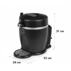 Tap2Go Mobile 2-in1 Bierzapfanlage Mit Getränkekühler 5l/13l Schwarz 17 Tap2Go Mobile 2-in1 Bierzapfanlage Mit Getränkekühler 5l/13l Schwarz -Haushaltsgerätegeschäft 10034006 yy 0010 logo Klarstein Tap2Go mobile Bierzapfanlage schwarz