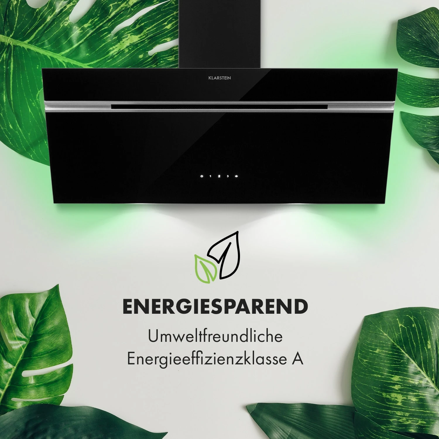 Alina Dunstabzugshaube 90cm 600 M³/h LED-Display Ambientelicht Schwarz 3 Alina Dunstabzugshaube 90cm 600 M³/h LED-Display Ambientelicht Schwarz – Bild 3