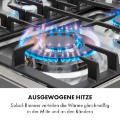 Ignito 4 Zonen Gaskochfeld 4-flammig Sabaf-Brenner Edelstahl Silber 11 Ignito 4 Zonen Gaskochfeld 4-flammig Sabaf-Brenner Edelstahl Silber -Haushaltsgerätegeschäft 10034110 de 0003 logo