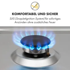 Ignito 4 Zonen Gaskochfeld 4-flammig Sabaf-Brenner Edelstahl Silber 13 Ignito 4 Zonen Gaskochfeld 4-flammig Sabaf-Brenner Edelstahl Silber -Haushaltsgerätegeschäft 10034110 de 0005 logo