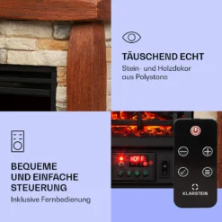 Lienz Elektrischer Kamin 1800W Steindekor Polystone Fernbedienung 9 Lienz Elektrischer Kamin 1800W Steindekor Polystone Fernbedienung -Haushaltsgerätegeschäft 10034122 de 0003 logo