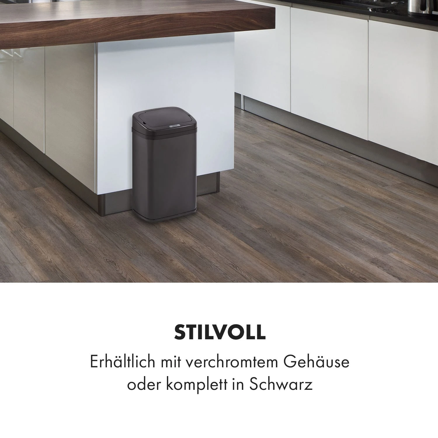 Cleansmann Mülleimer Sensor 30 Liter Für Müllbeutel ABS Edelstahl 2 Cleansmann Mülleimer Sensor 30 Liter Für Müllbeutel ABS Edelstahl – Bild 2