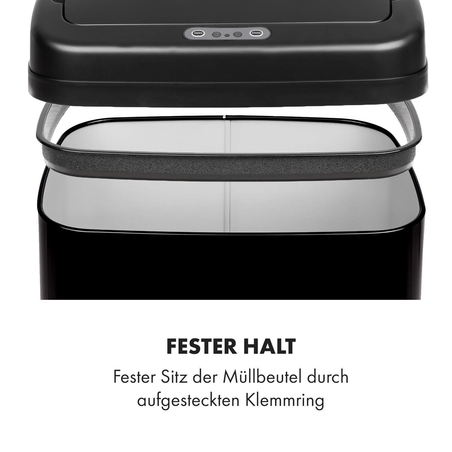 Cleansmann Mülleimer Sensor 30 Liter Für Müllbeutel ABS Edelstahl 8 Cleansmann Mülleimer Sensor 30 Liter Für Müllbeutel ABS Edelstahl – Bild 8