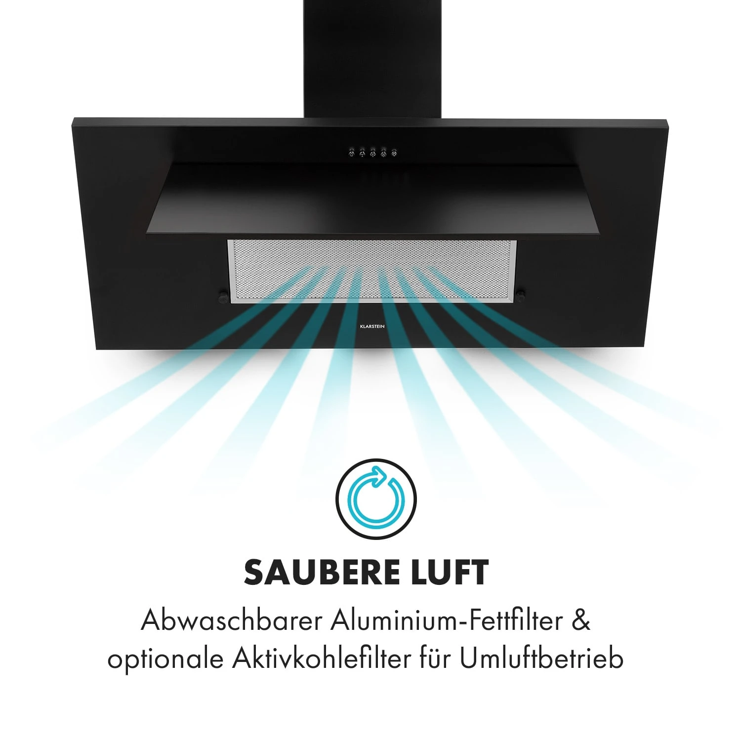 Athena 90 Dunstabzugshaube 90cm 300m³/h 69W Edelstahl 4 Athena 90 Dunstabzugshaube 90cm 300m³/h 69W Edelstahl – Bild 4