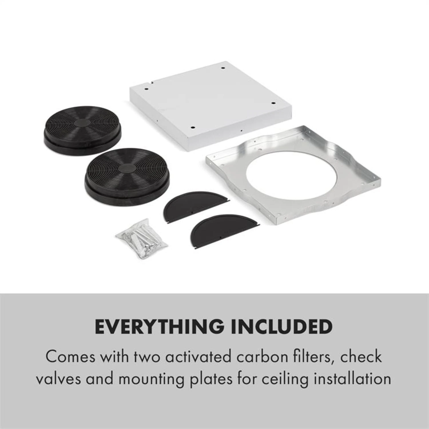 Tron Ambience Inselabzugshaube Ø38cm Umluft 540m³/h LED Schwarz 10 Tron Ambience Inselabzugshaube Ø38cm Umluft 540m³/h LED Schwarz – Bild 10