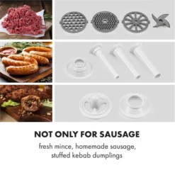 Kraftprotz Elektrischer Fleischwolf 700 W Kupfermotor Edelstahl 10 Kraftprotz Elektrischer Fleischwolf 700 W Kupfermotor Edelstahl -Haushaltsgerätegeschäft 10034215 yy 0003 logo Klarstein Kraftprotz elektrischer Fleischwolf weiss