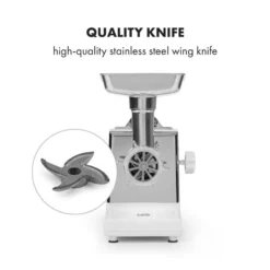 Kraftprotz Elektrischer Fleischwolf 700 W Kupfermotor Edelstahl 11 Kraftprotz Elektrischer Fleischwolf 700 W Kupfermotor Edelstahl -Haushaltsgerätegeschäft 10034215 yy 0004 logo Klarstein Kraftprotz elektrischer Fleischwolf weiss