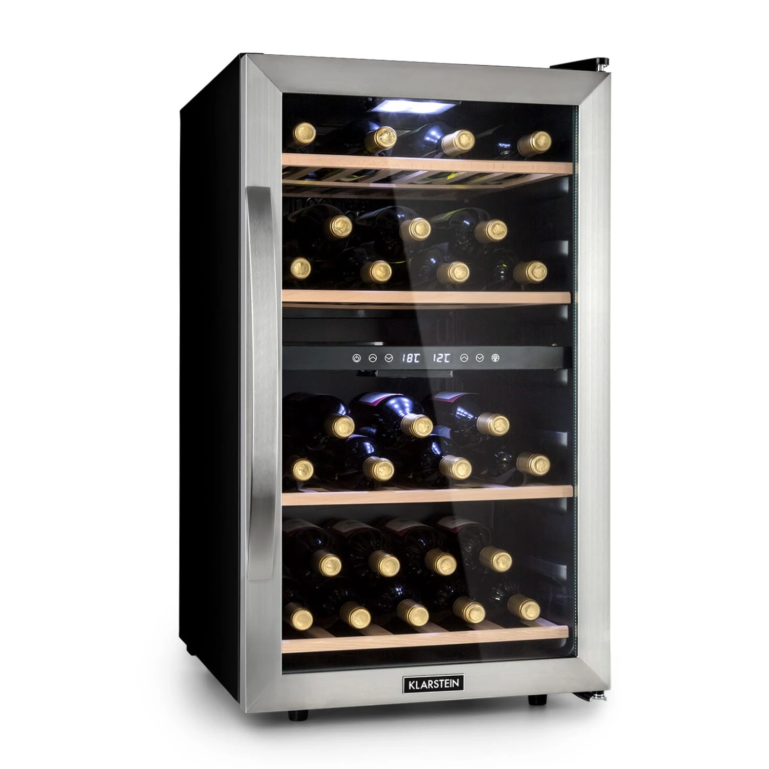 Vinamour 45 DuoWeinkühlschrank 2 Zonen 118 Ltr / 45 Fl 5-18 °C 1 Vinamour 45 DuoWeinkühlschrank 2 Zonen 118 Ltr / 45 Fl 5-18 °C