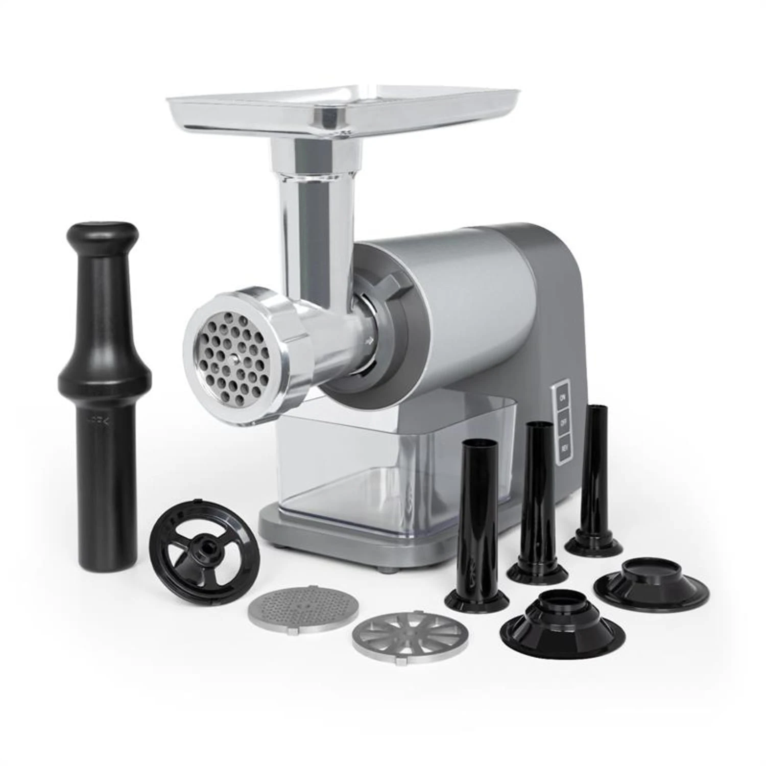 Mett Max Elektrischer Fleischwolf 600W Kupfermotor Aluminium 1 Mett Max Elektrischer Fleischwolf 600W Kupfermotor Aluminium