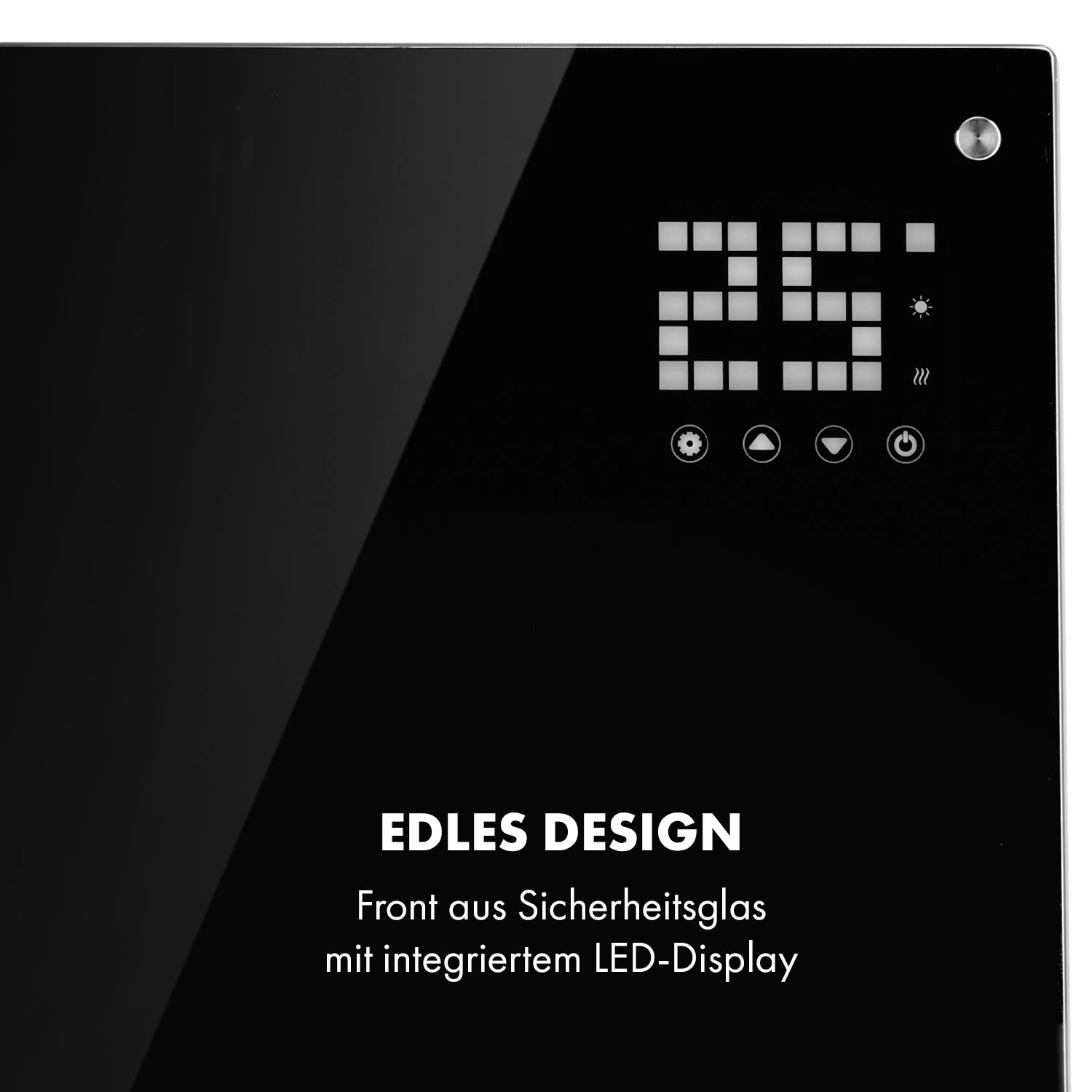 Bornholm Smart Konvektions-Heizgerät | 2000 W | SmartHeat Design: WiFi-Verbindung | LED-Display | 24-h-Timer | 2 Heizstufen: 1000 / 2000 W | IP24: Spritzwassergeschützt | Fernbedienung | Standgerät 6 Bornholm Smart Konvektions-Heizgerät | 2000 W | SmartHeat Design: WiFi-Verbindung | LED-Display | 24-h-Timer | 2 Heizstufen: 1000 / 2000 W | IP24: Spritzwassergeschützt | Fernbedienung | Standgerät – Bild 6