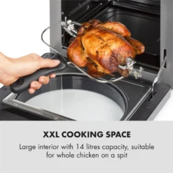 AeroVital Easy Touch Heißluftfritteuse 1700W 14l Timer 16 Programme Metallic / Schwarz 9 AeroVital Easy Touch Heißluftfritteuse 1700W 14l Timer 16 Programme Metallic / Schwarz -Haushaltsgerätegeschäft 10034451 yy 0004 logo Klarstein AeroVital easy touch Heissluftfritteuse