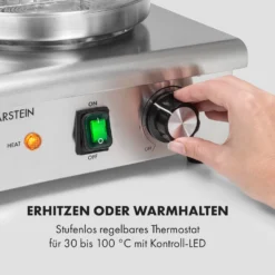 Wurstfabrik Pro 550 Hot Dog Maker 550W 2 Spieße 5L 30-100°C Edelstahl 12 Wurstfabrik Pro 550 Hot Dog Maker 550W 2 Spieße 5L 30-100°C Edelstahl -Haushaltsgerätegeschäft 10034453 de 0003 logo