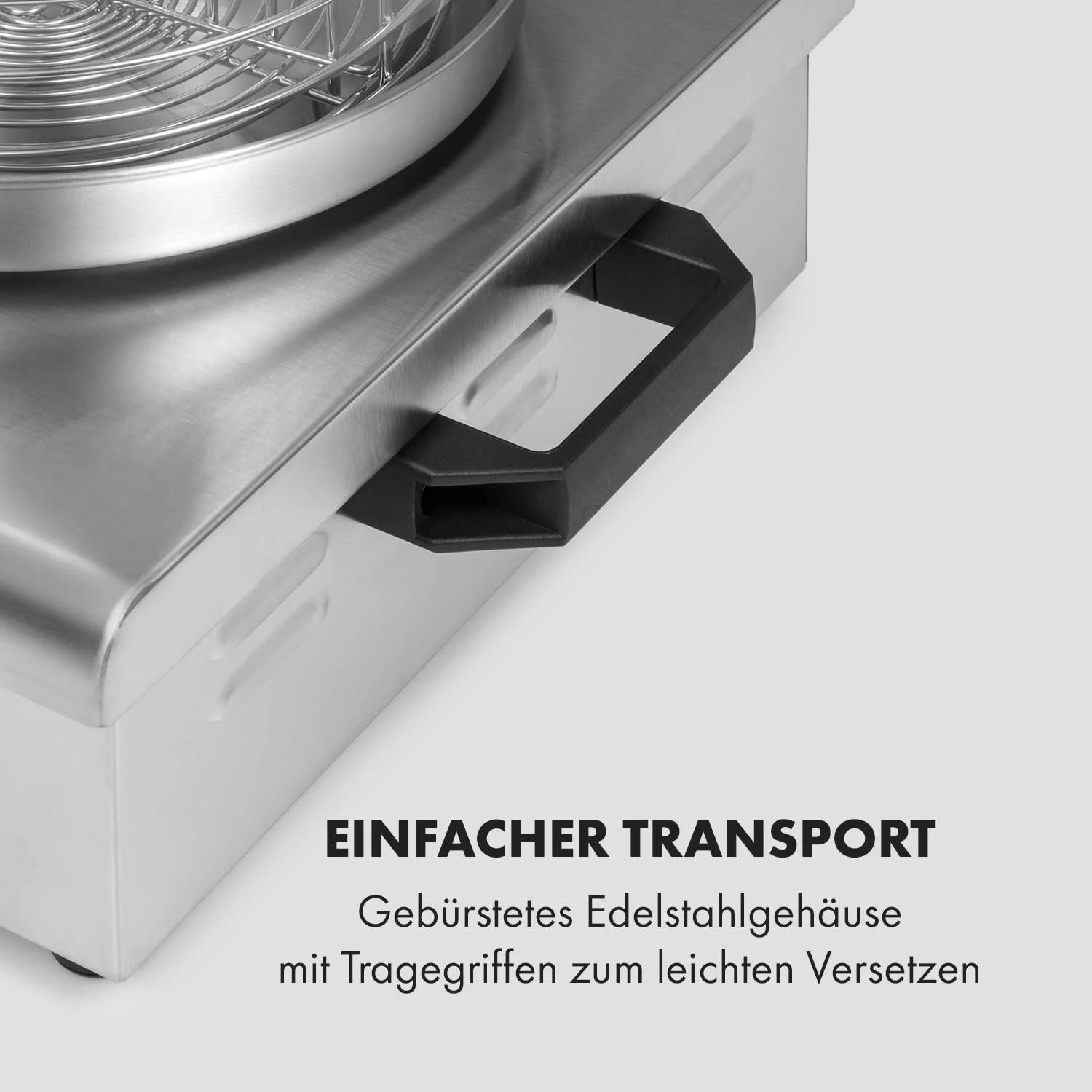 Wurstfabrik Pro 550 Hot Dog Maker 550W 2 Spieße 5L 30-100°C Edelstahl 7 Wurstfabrik Pro 550 Hot Dog Maker 550W 2 Spieße 5L 30-100°C Edelstahl – Bild 7