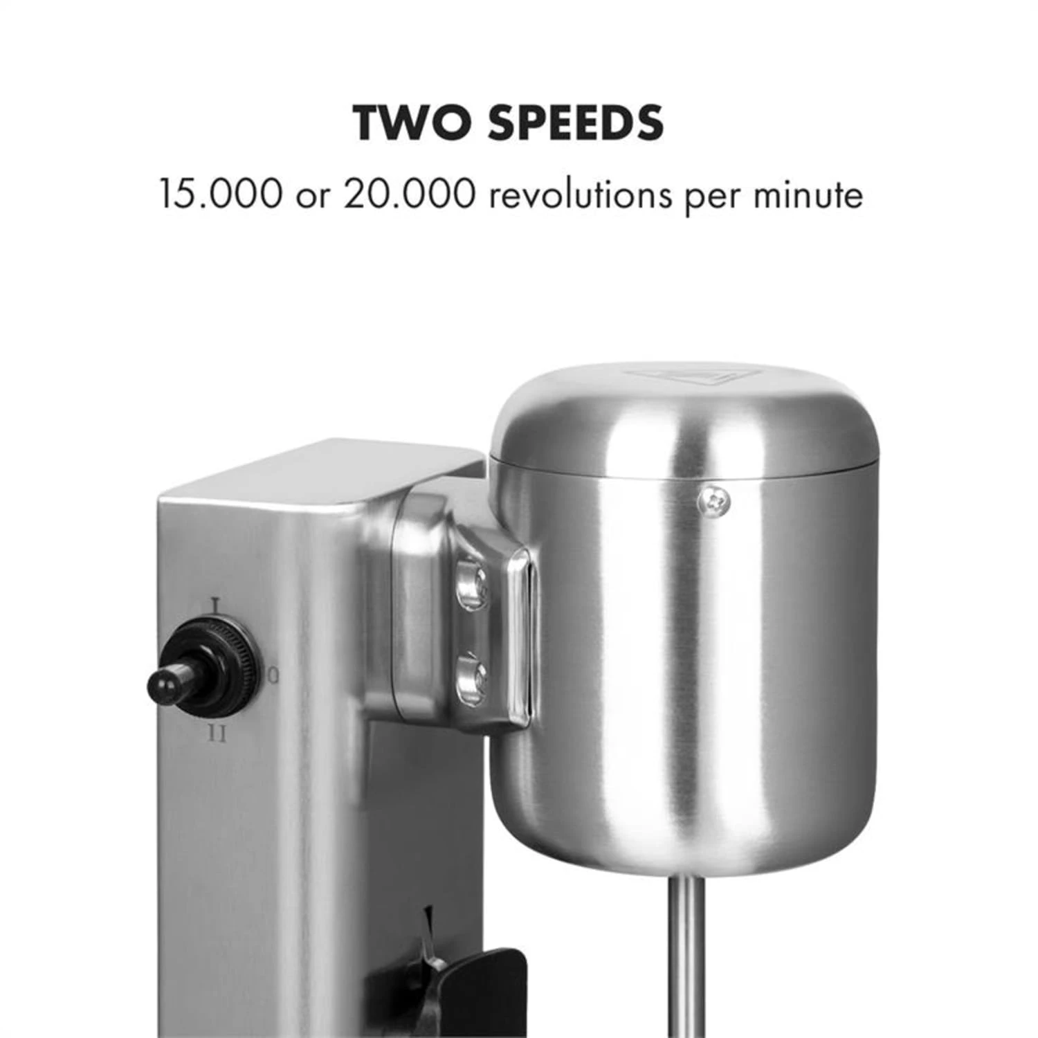 Kraftpaket Milchshake-Mixer Proteinshake 80W Edelstahl Silber 5 Kraftpaket Milchshake-Mixer Proteinshake 80W Edelstahl Silber – Bild 5