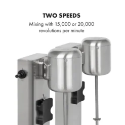 Kraftpaket II Doppel-Milchshake-Mixer Proteinshake 160W Edelstahl 11 Kraftpaket II Doppel-Milchshake-Mixer Proteinshake 160W Edelstahl -Haushaltsgerätegeschäft 10034457 yy 0005 logo Klarstein Kraftpaket II Pro Milchshake Mixer 160W