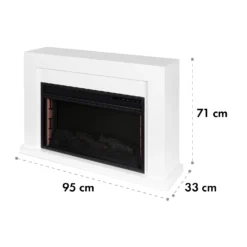 Blanca Elektrischer Kamin 1000/2000W LED 10-30 °C Wochentimer -Haushaltsgerätegeschäft 10034487 yy 0009 dimensions