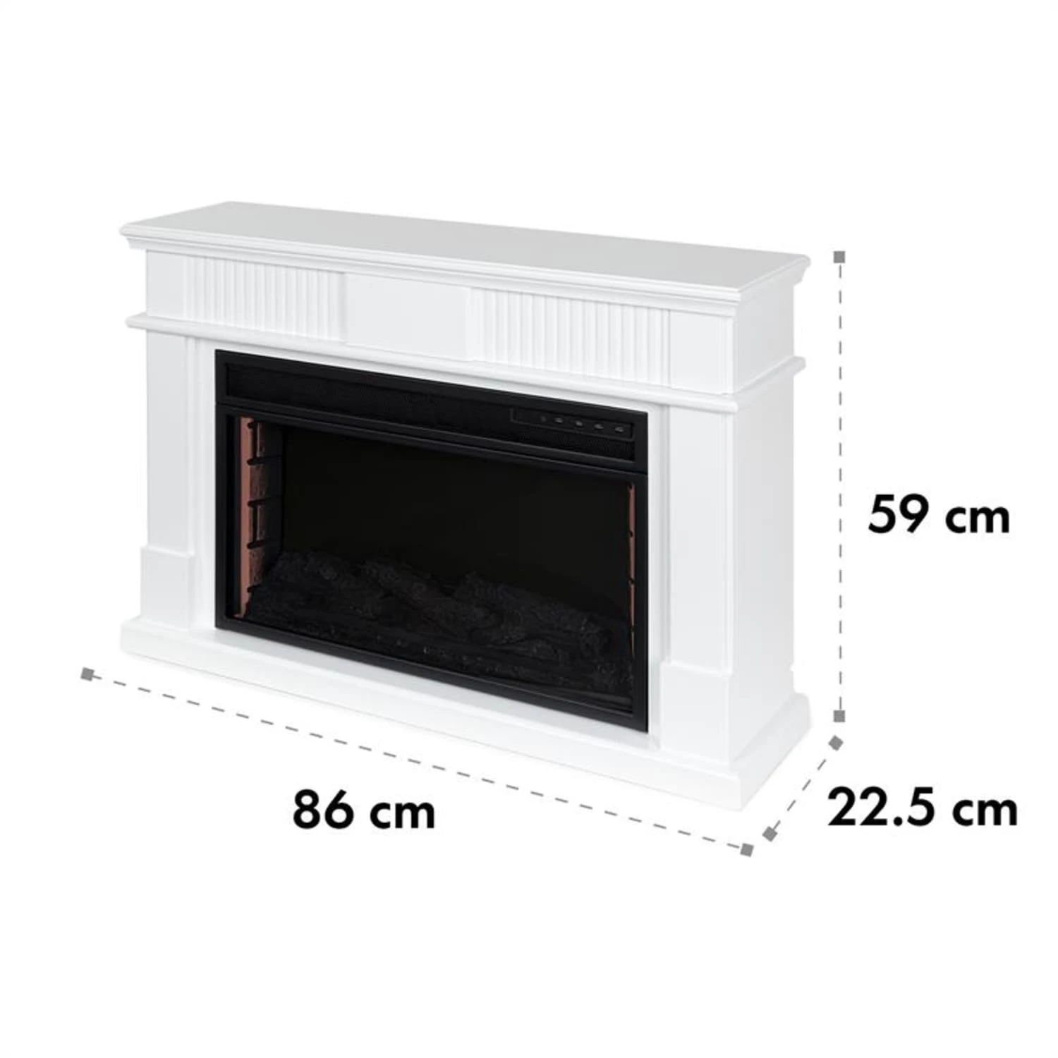 Bern Elektrischer Kamin 1000/2000W LED 10-30 °C Wochentimer 9 Bern Elektrischer Kamin 1000/2000W LED 10-30 °C Wochentimer – Bild 9