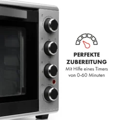 Masterchef 60 Mini-Backofen 60l 2000W 100-230 °C Timer Silber 13 Masterchef 60 Mini-Backofen 60l 2000W 100-230 °C Timer Silber -Haushaltsgerätegeschäft 10034499 de 0005 logo