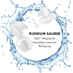 Azuria Geschirrspülmaschine 1380W 6,5L 6 Gedecke Schwarze Glasfront 17 Azuria Geschirrspülmaschine 1380W 6,5L 6 Gedecke Schwarze Glasfront -Haushaltsgerätegeschäft 10034510 de 0006 logo