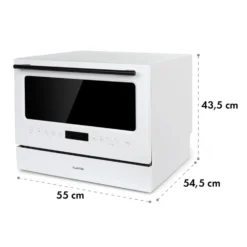 Azuria Geschirrspülmaschine 1380W 6,5L 6 Gedecke Schwarze Glasfront 22 Azuria Geschirrspülmaschine 1380W 6,5L 6 Gedecke Schwarze Glasfront -Haushaltsgerätegeschäft 10034510 yy 0011 logo Klarstein Azuria Geschirrspuelmaschine weiss