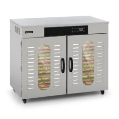 Master Jerky 500 Dörrautomat 3000W 40-90 °C 24h-Timer Edelstahl Silber