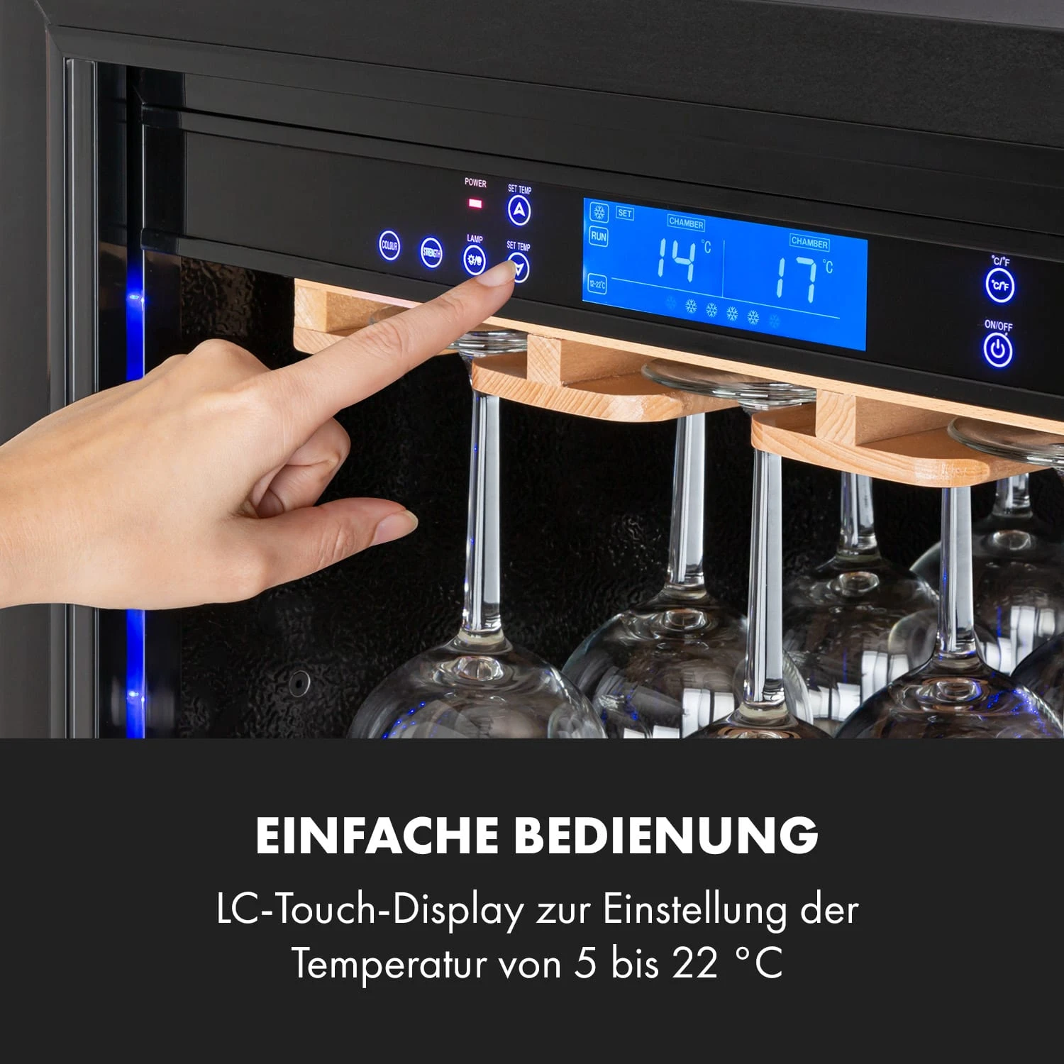 First Class 129 Weinkühlschrank 4 Dispenser 129Fl 5-22°C Touch Glastür 6 First Class 129 Weinkühlschrank 4 Dispenser 129Fl 5-22°C Touch Glastür – Bild 6
