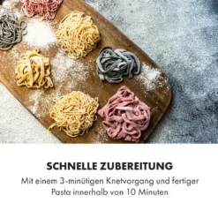 Pastamania Nudelmaschine 260W 7 Aufsätze 500 G 60 DB LED -Haushaltsgerätegeschäft 10034566 de 0005 logo