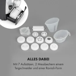 Pastamania Nudelmaschine 260W 7 Aufsätze 500 G 60 DB LED -Haushaltsgerätegeschäft 10034566 de 0006 logo