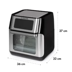 AeroVital Fry Heißluftfritteuse 1500W 10l Timer 9 Programme 17 AeroVital Fry Heißluftfritteuse 1500W 10l Timer 9 Programme -Haushaltsgerätegeschäft 10034575 yy 0011 dimensions
