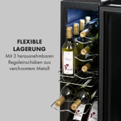 Shiraz 12 Slim Uno Weinkühlschrank 32l/12Fl.Touch 85 W 5-18 °C LED -Haushaltsgerätegeschäft 10034625 de 0006 logo