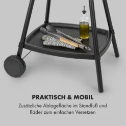 Gatsby Elektrogrill 2000W Antihaft-Grillfläche Seitentische Schwarz -Haushaltsgerätegeschäft 10034706 de 0007 logo