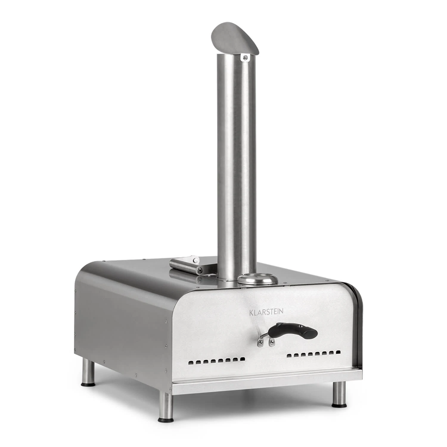 Diavolo Pizza-Pelletofen Inkl. Pizzastein Thermometer Edelstahl 1 Diavolo Pizza-Pelletofen Inkl. Pizzastein Thermometer Edelstahl